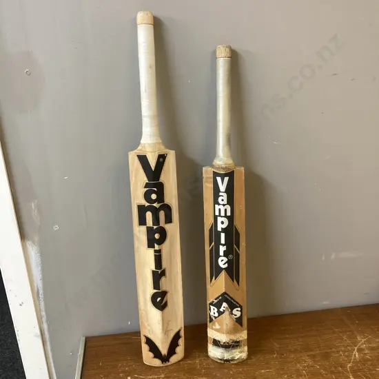 BAS Vampire English Willow Cricket Bat & BAS Vampire King Hitter English Willow Cricket Bat